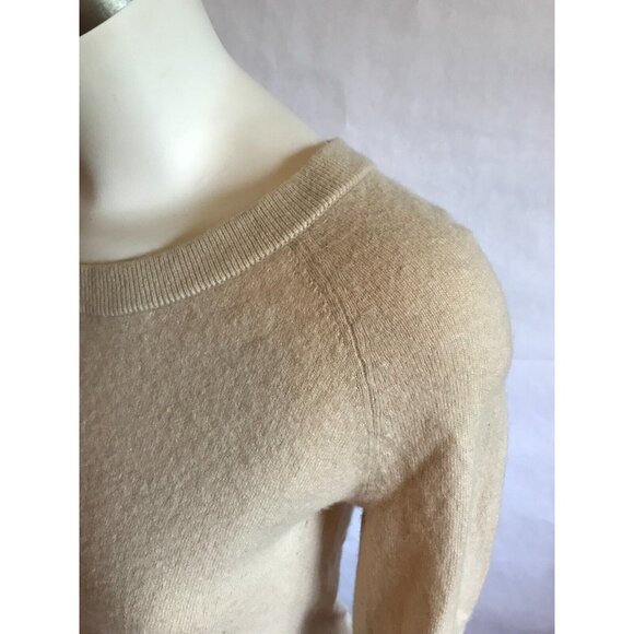 Kate Spade Tan Sweater W/ Black Oversized Bow, Size XS - Picture 7 of 9